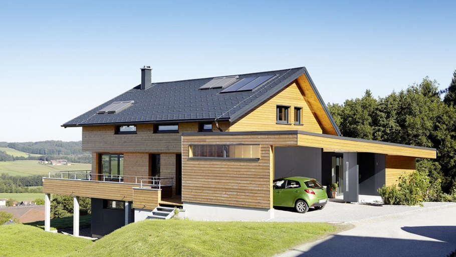 Дом Шале с гаражом