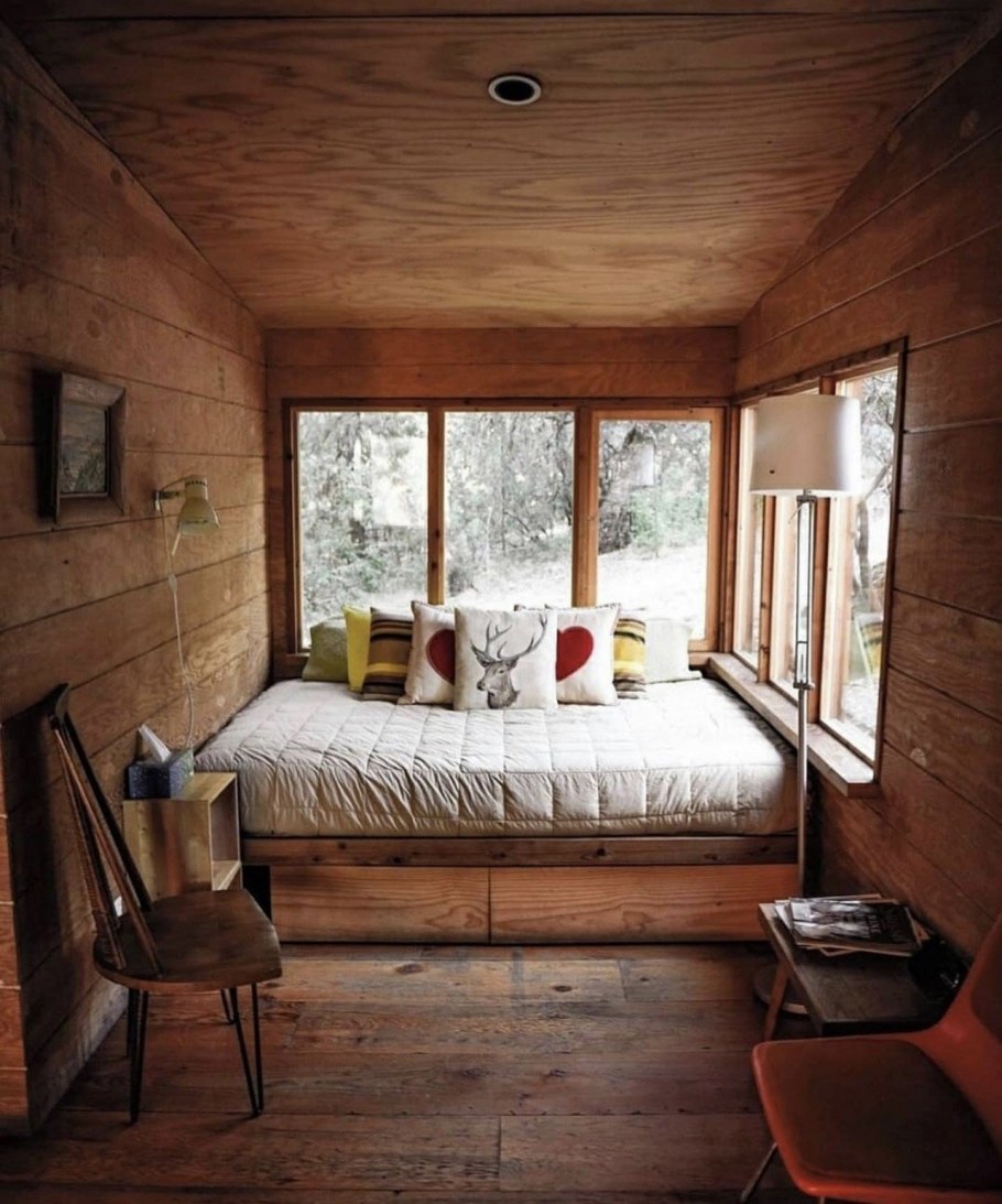 Дачный домик внутри