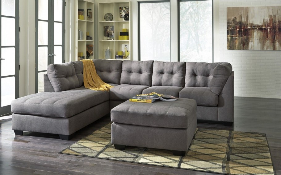 Диван угловой Maier - Charcoal, Ashley Furniture