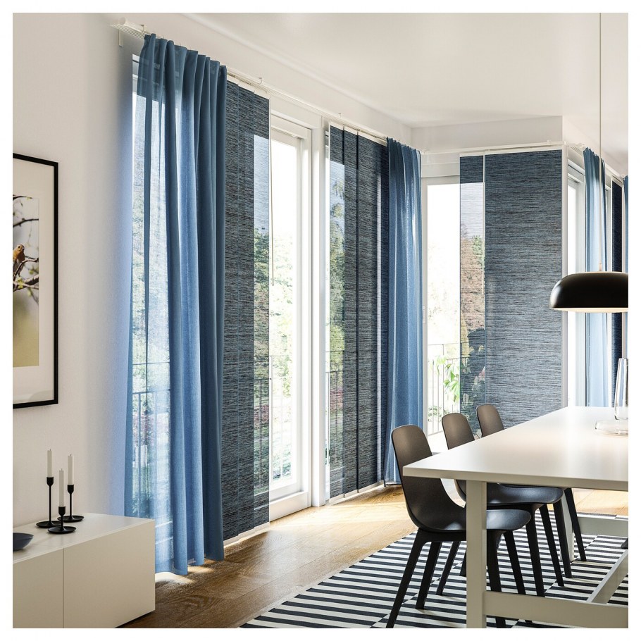 Шторы икеа в интерьере кухни