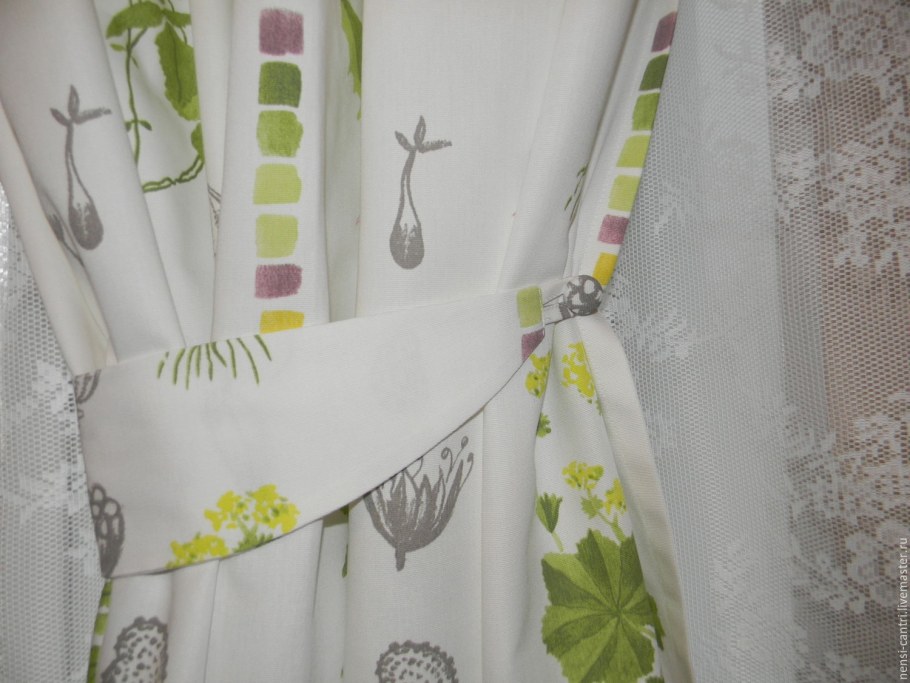 Икеевские занавески на кухню