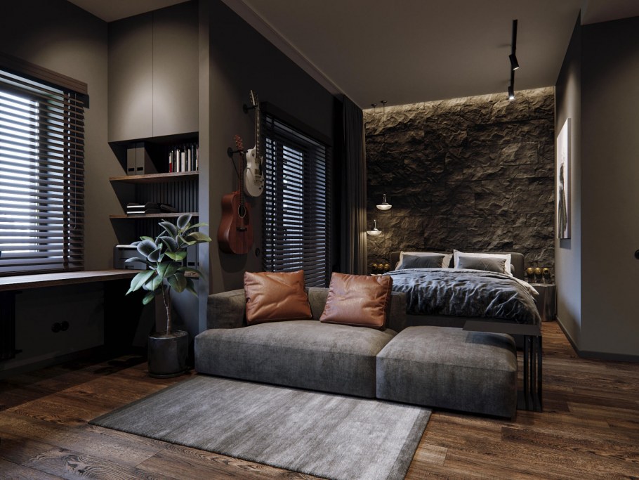 Комната в мужском стиле