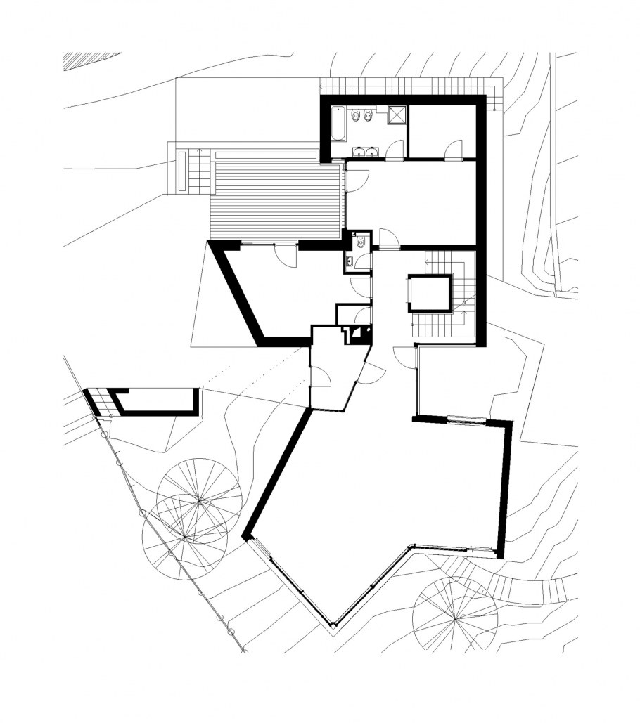 План дома необычной планировки