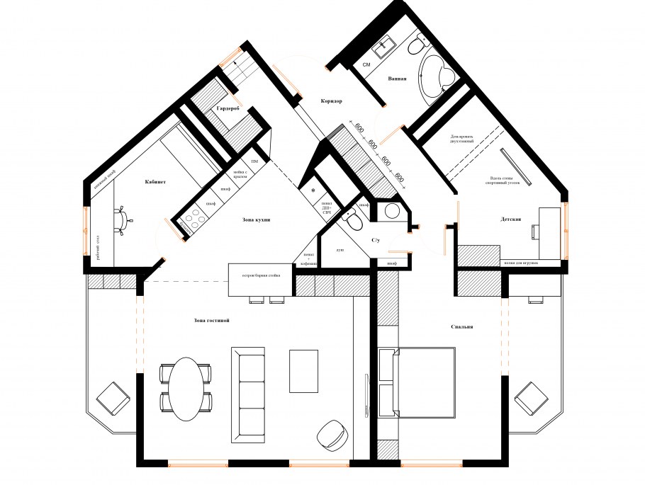 Москва необычные планировки квартир
