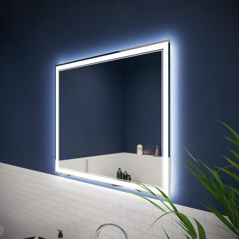 Зеркало Mercury 1000х700 led со скрытой подсветкой