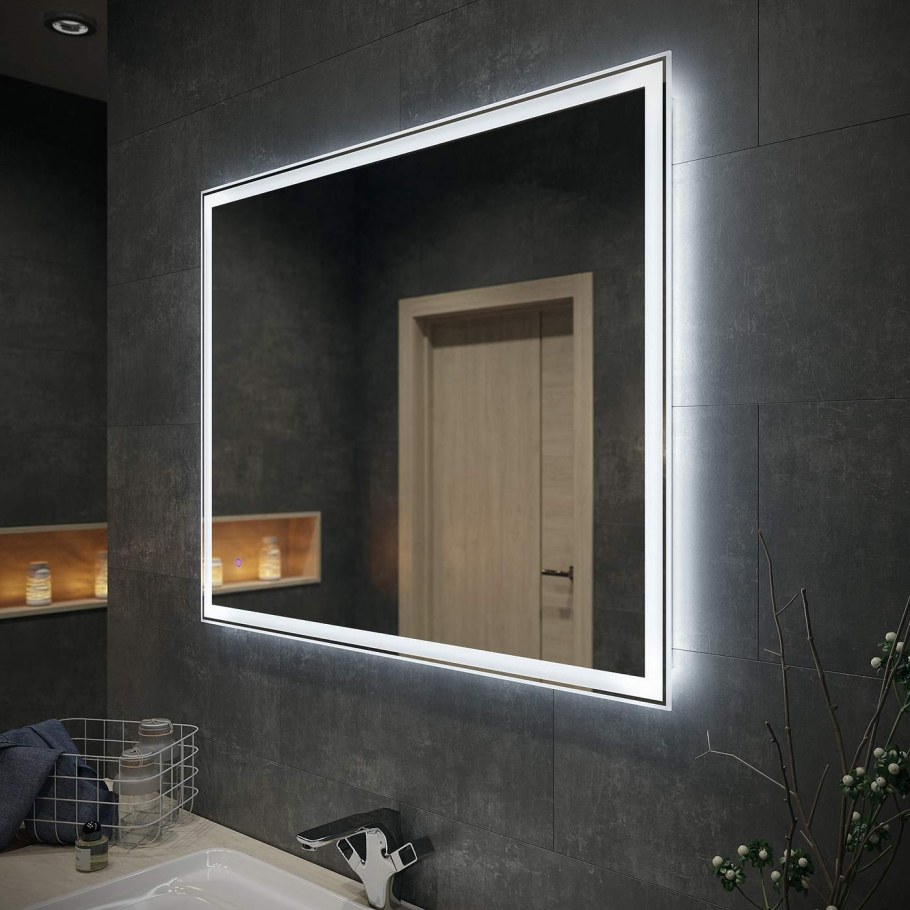 Зеркало Galaxy 1000х800 led со скрытой подсветкой