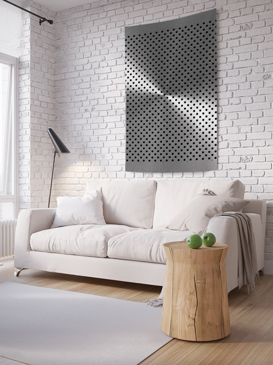 Металлическая сетка на стену декор