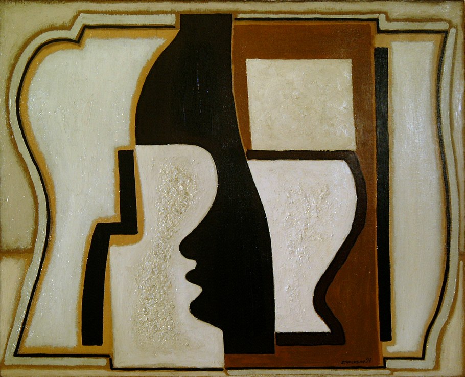 Бело черный интерьер гостиной