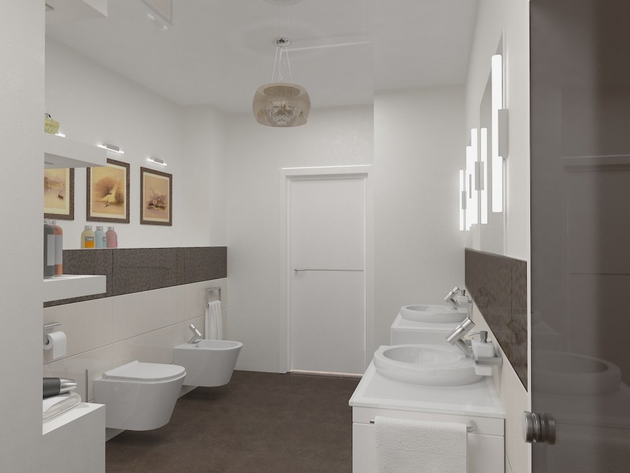 Ванная комната в бирюзовом цвете