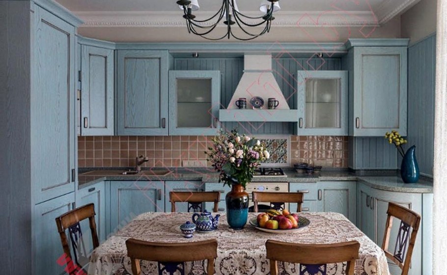 Кухня деревенский стиль Прованс Шале