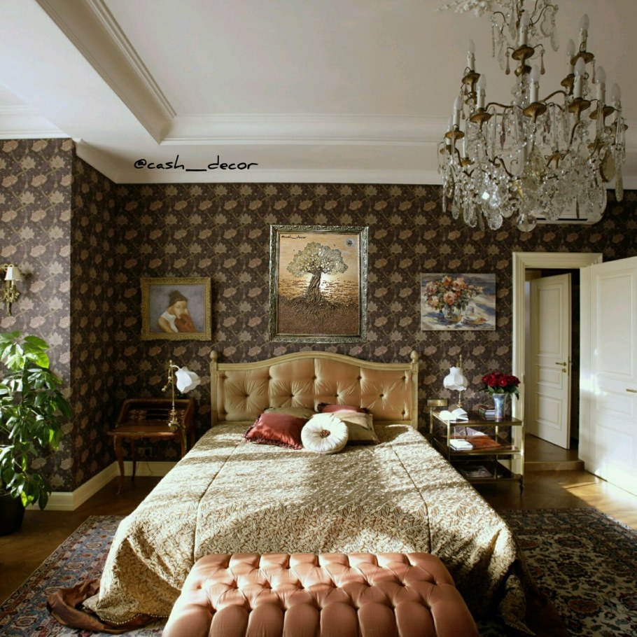 Спальня в английском стиле