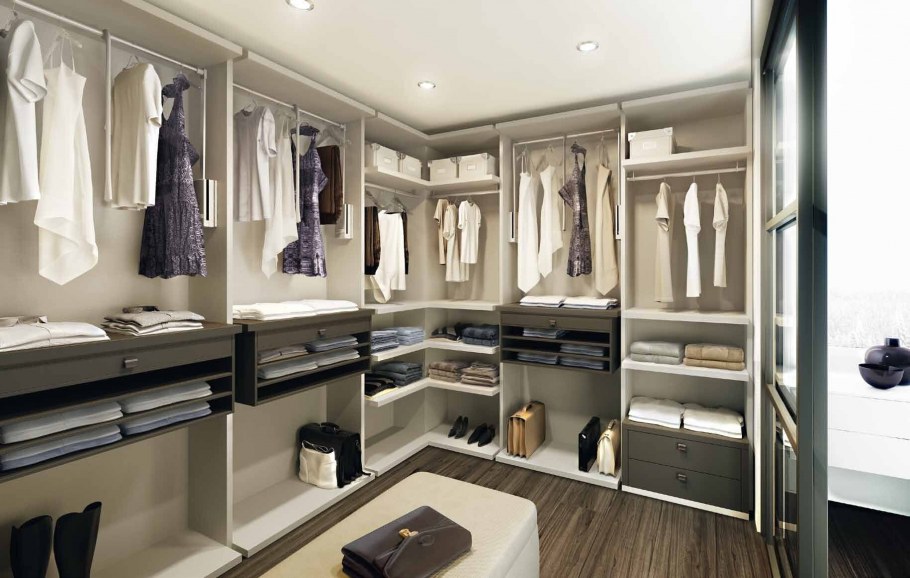 Стильные гардеробные комнаты