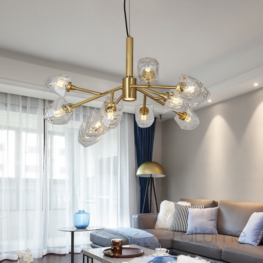 Бронзовый торшер старинный