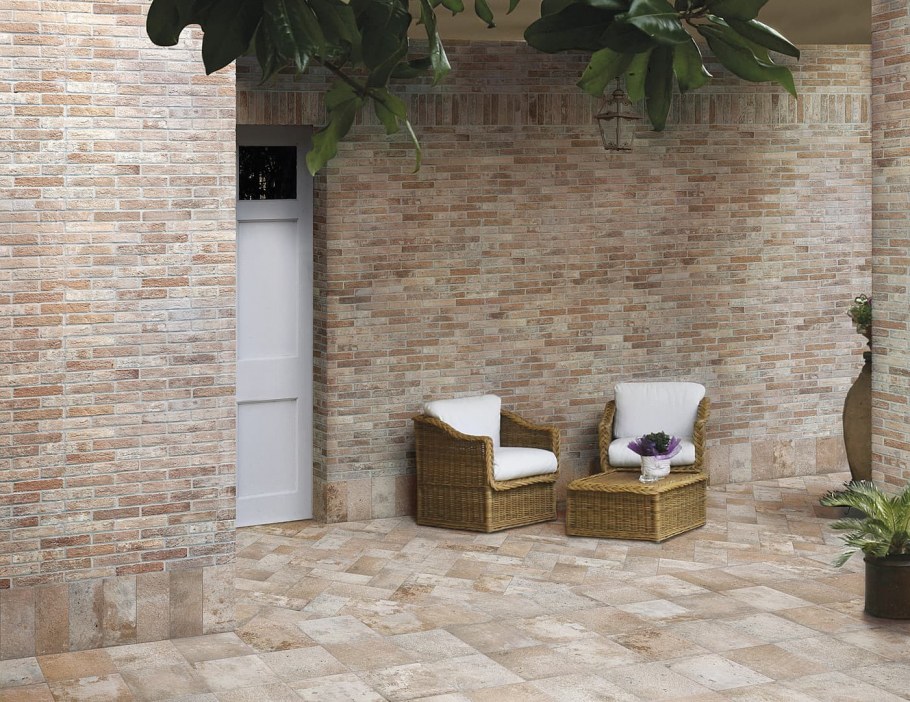 Керамогранит Rondine Bricks Bristol Bristol Red Brick 25x6