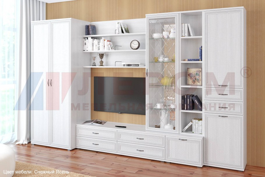 Гостиная Карина Лером снежный ясень