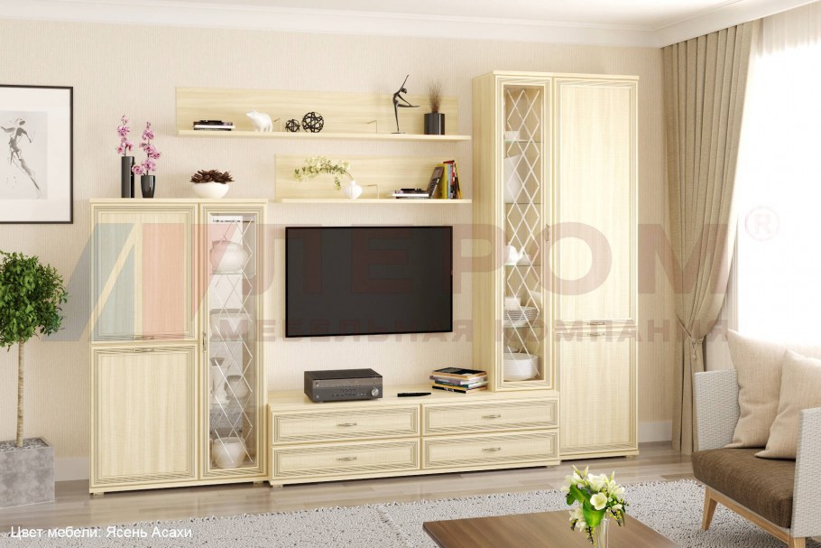 Гостиная Карина Лером снежный ясень