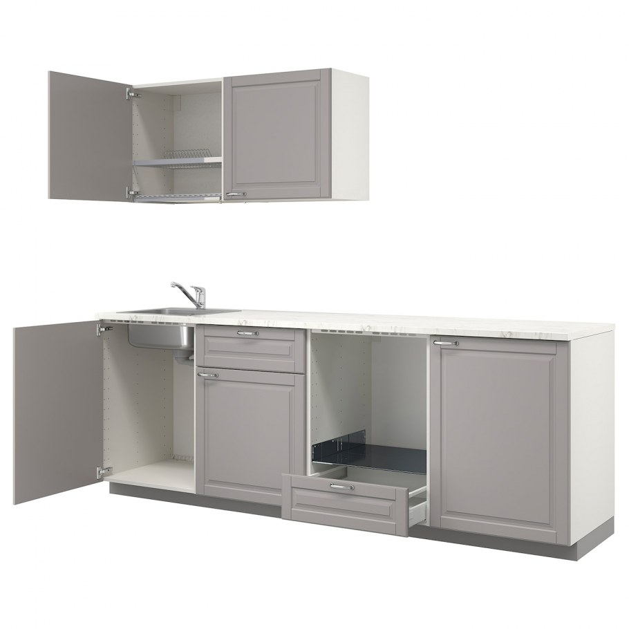 Кухня икеа Будбин белая