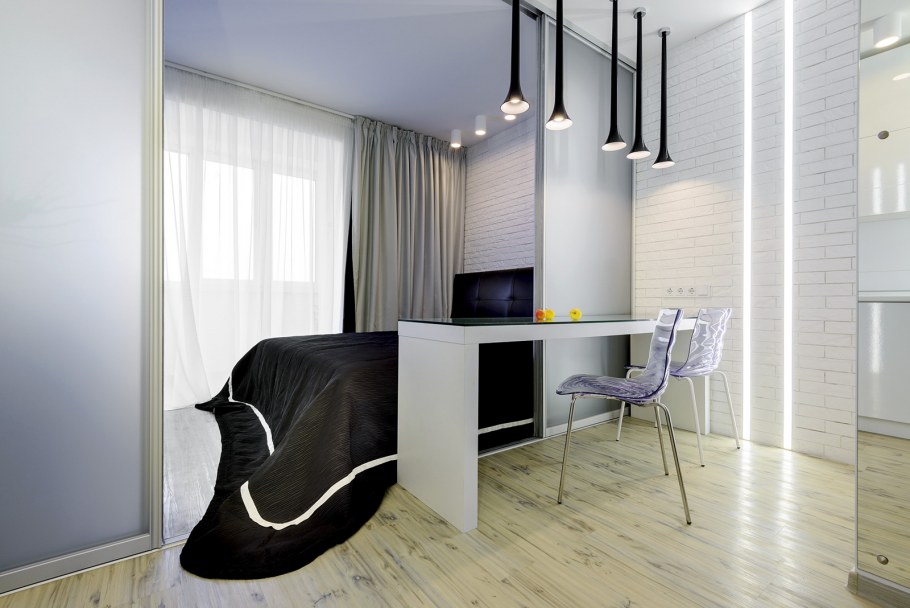 Интерьер студии 29 кв.м