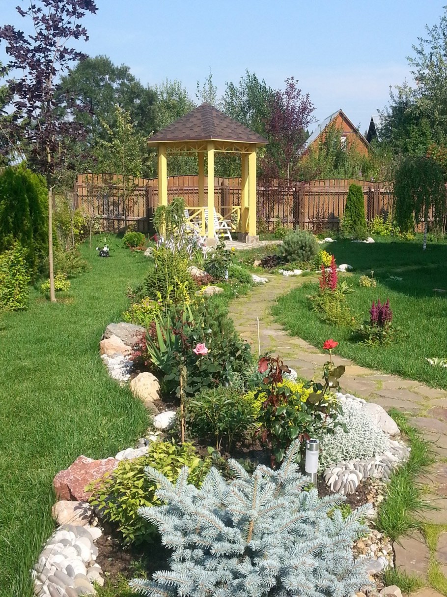 Благоустроить дачный участок