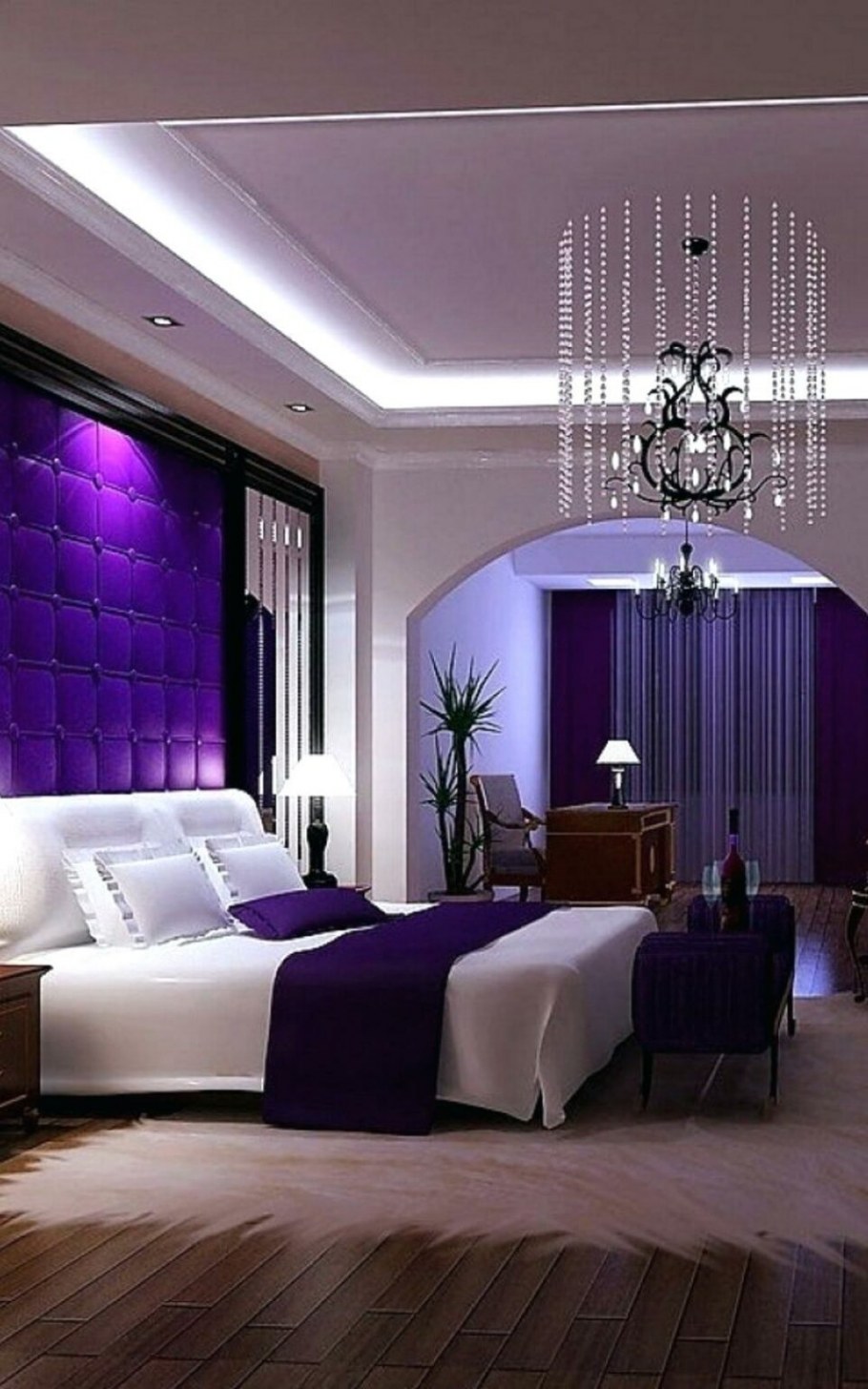 Фиолетовая спальня