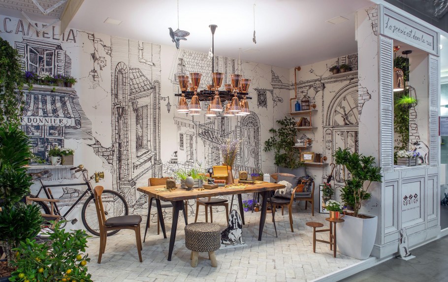 Кухня в стиле французского дворика