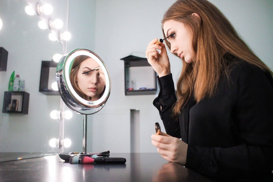 Зеркало косметическое настольное Belberg bz-05 с подсветкой