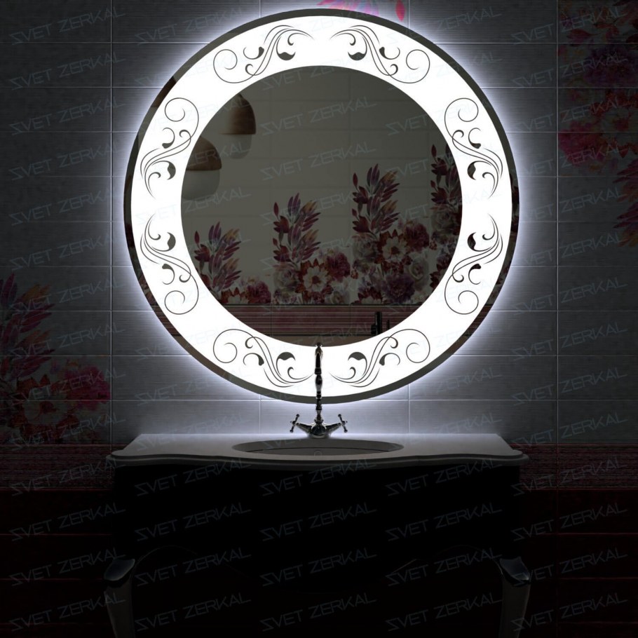 УФ печать на зеркале