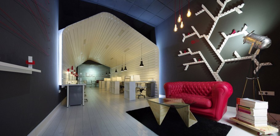 Необычный интерьер