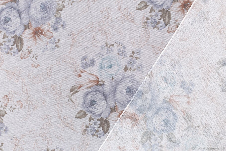 Портьеры льняные с вставками