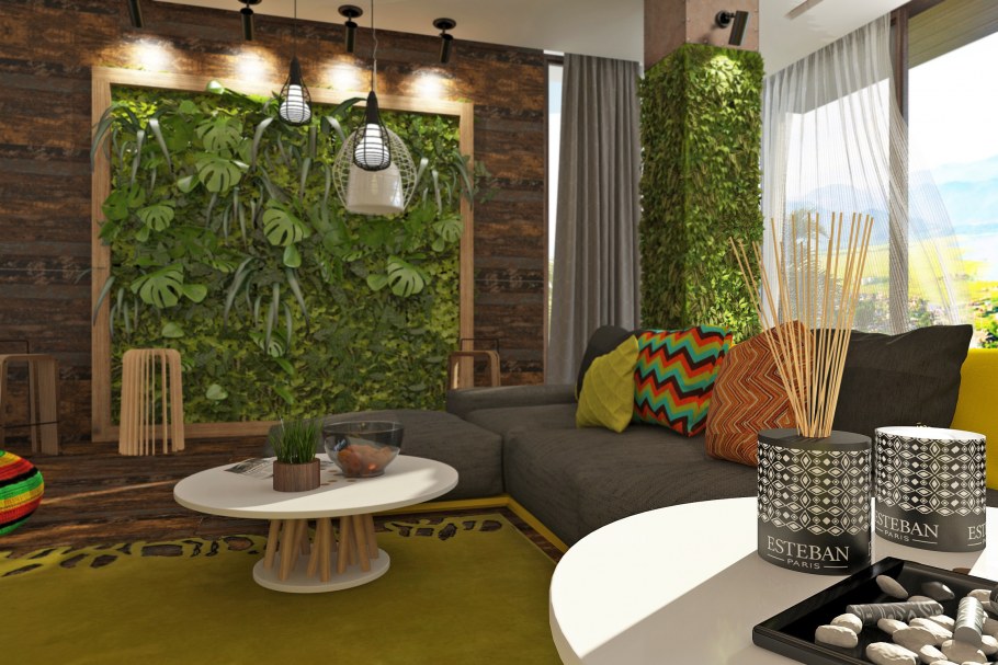 Интерьер в стиле эко лаунж