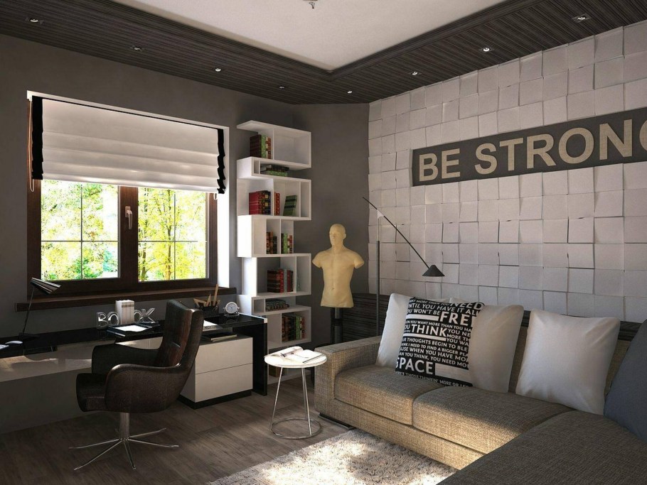 Интерьер комнаты для парня