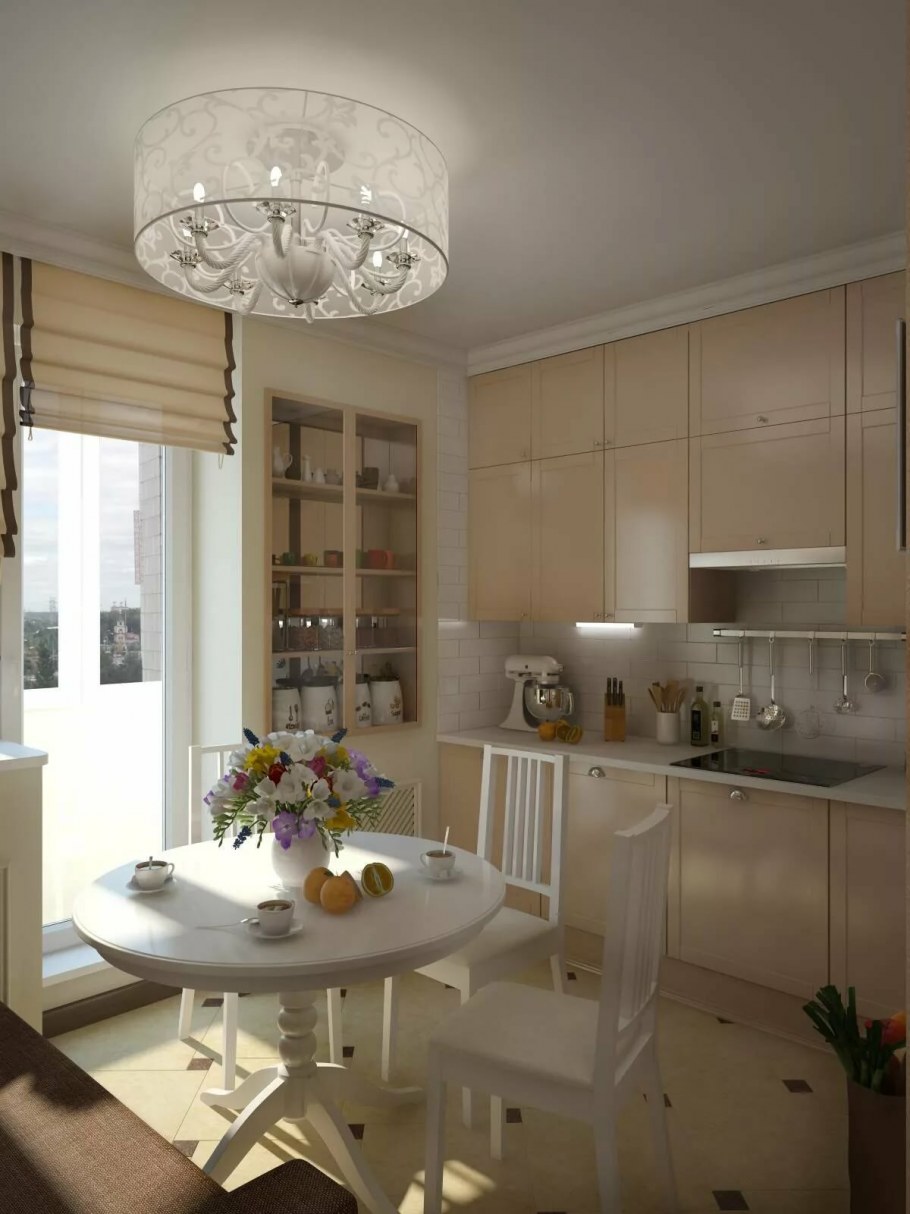 Интерьер кухни в двушке