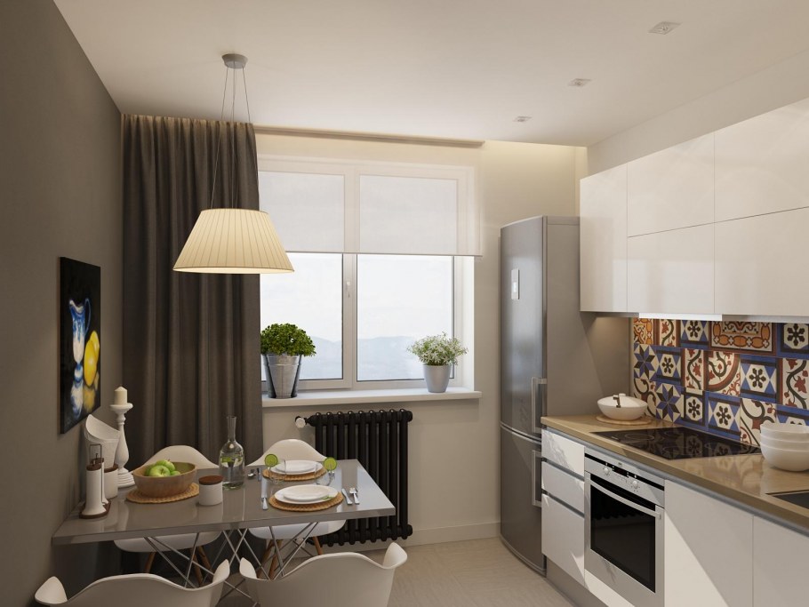 Интерьер кухни в стандартной квартире