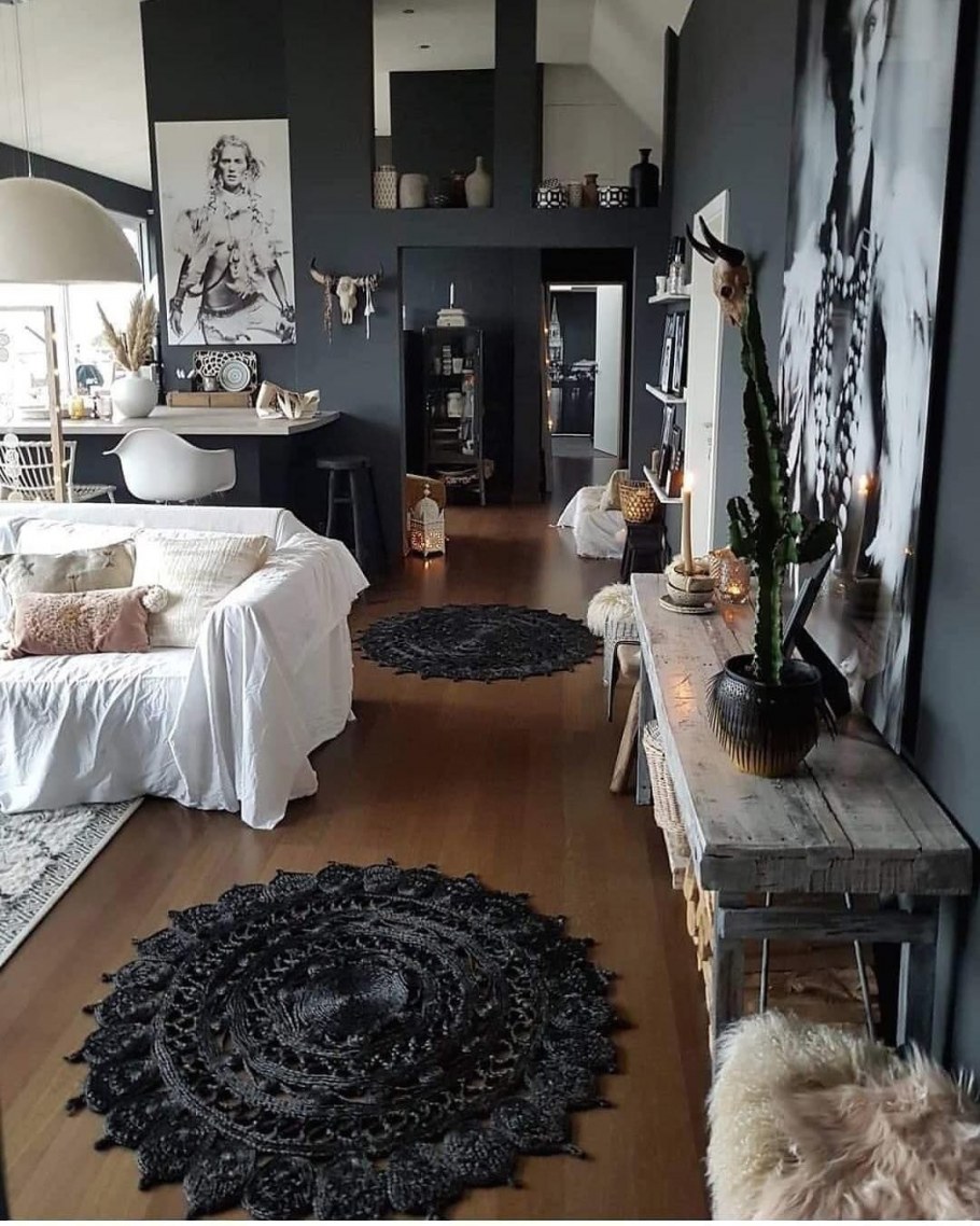 Бохо в интерьере спальни икеа