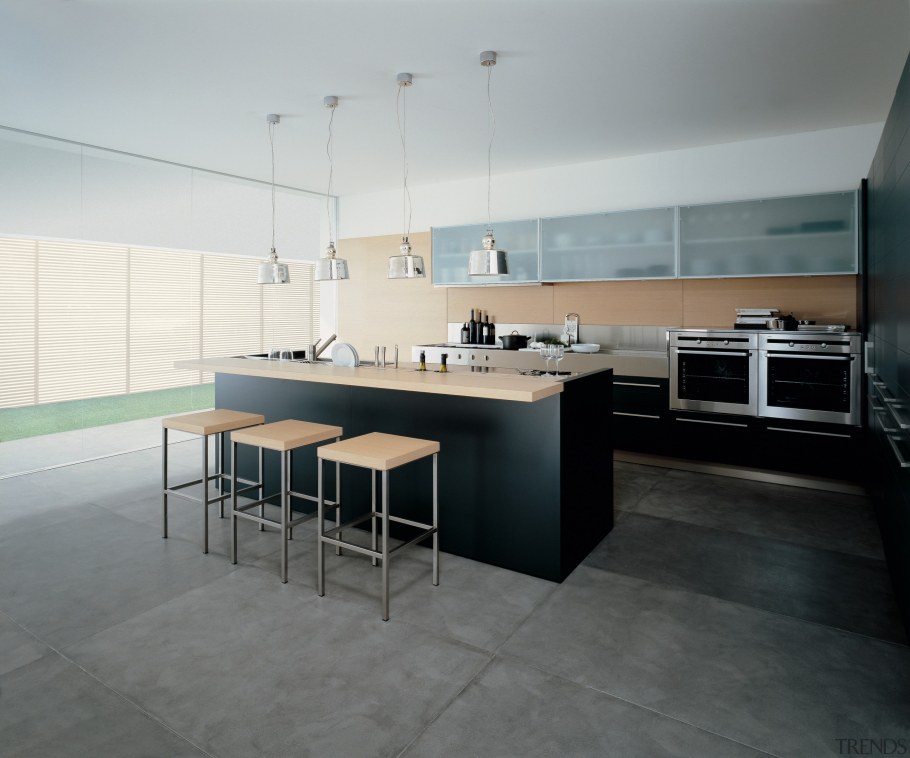 Кухня с барной стойкой Минимализм