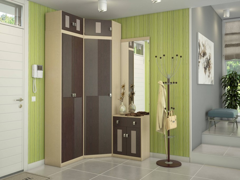 Коридор в эко стиле