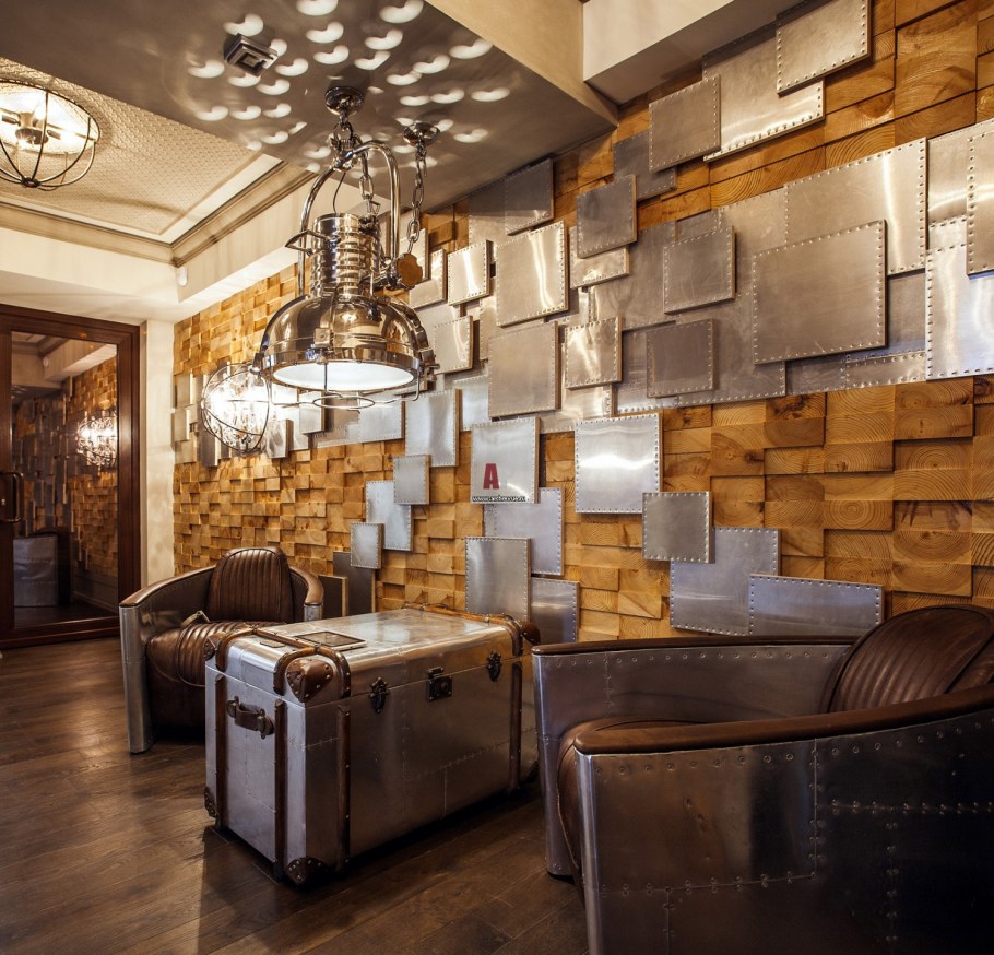 Интерьер ресторан панно