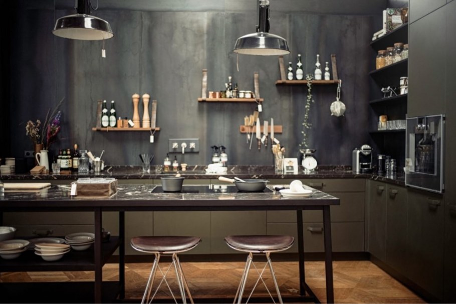 Кухня в стиле Индастриал Шик