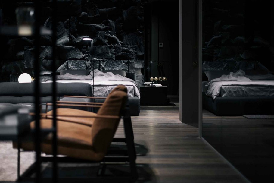 Базальтовый в интерьере