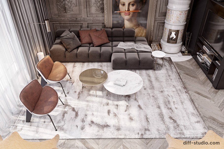 Zara Home корзина в синих тонах