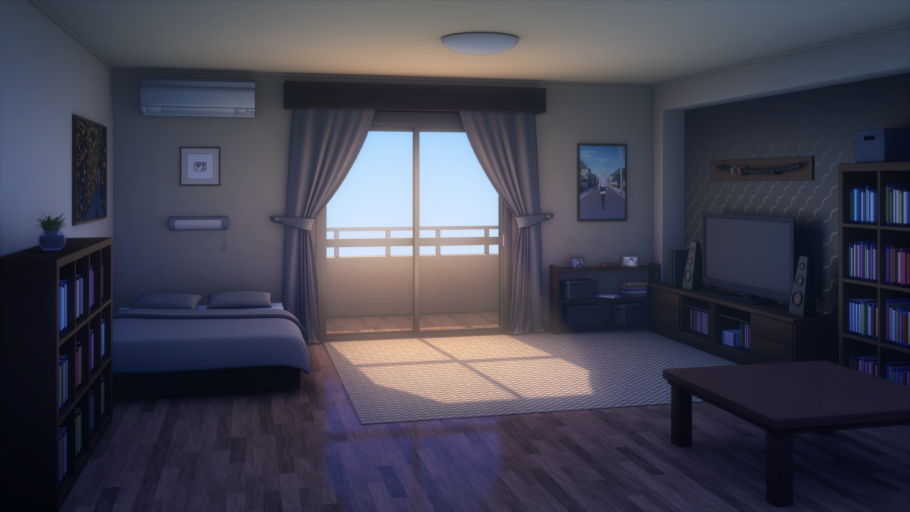 Аниме комната Мику Хатсуне