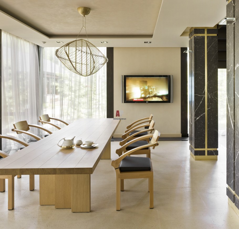 Столовые комнаты в современном стиле