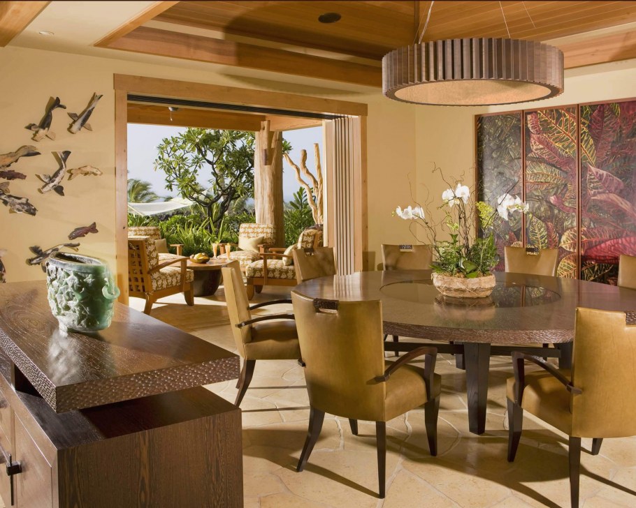 Красивый интерьер столовой