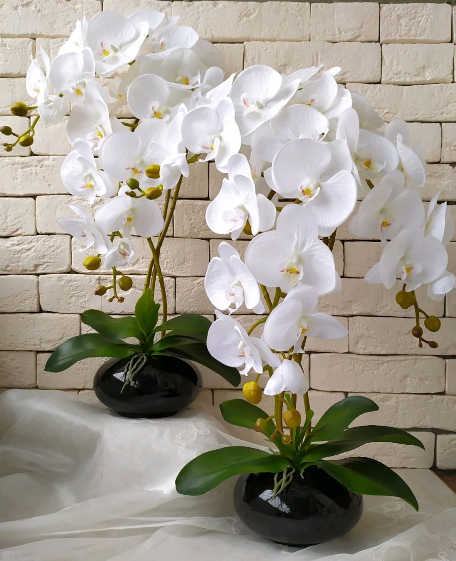 Искусственные орхидеи для интерьера