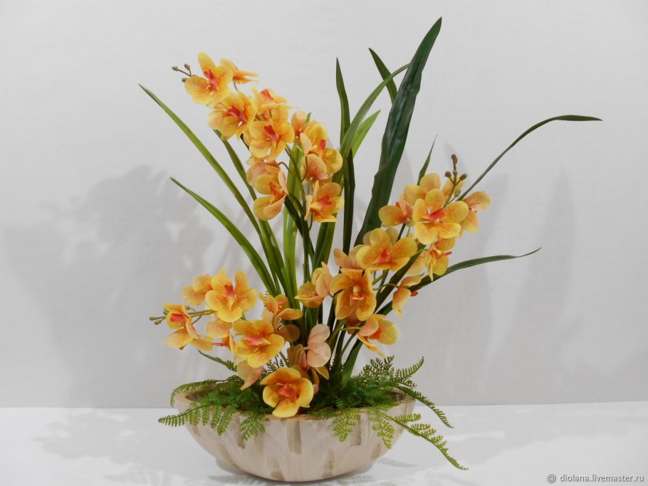 Орхидеи из латекса