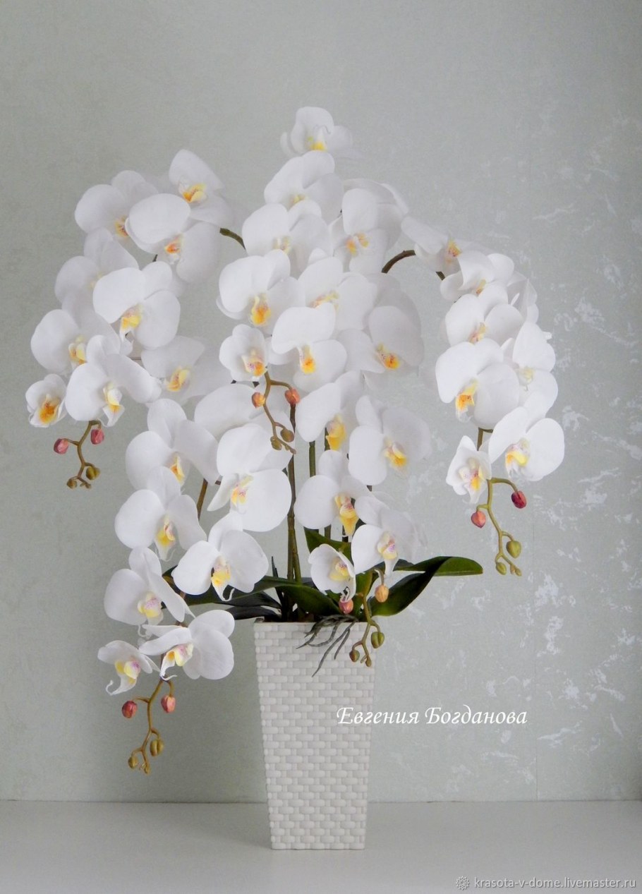 Искусственные орхидеи для интерьера