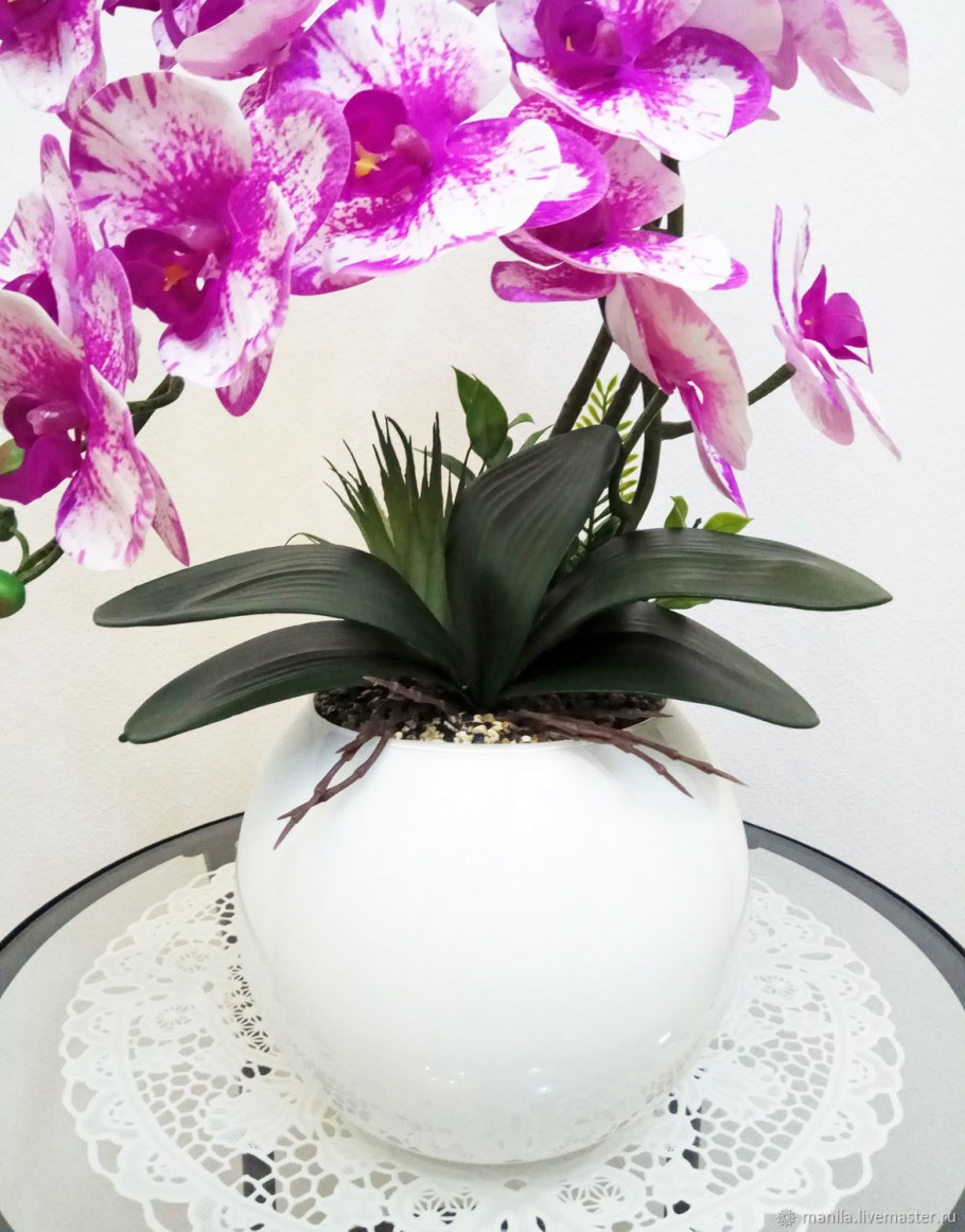 Искусственные орхидеи для интерьера