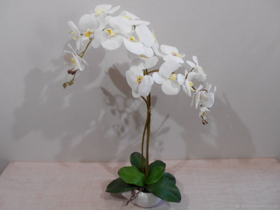 Искусственные орхидеи для интерьера