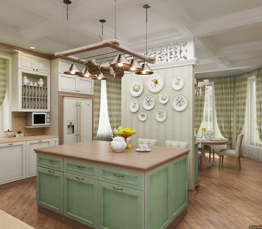 Кухня с островом