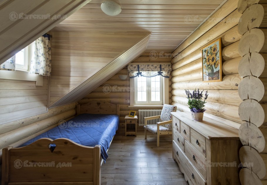 Интерьер деревянного дома